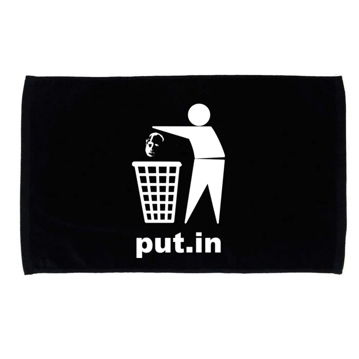 Putin Trash Funny Microfiber Hand Towel