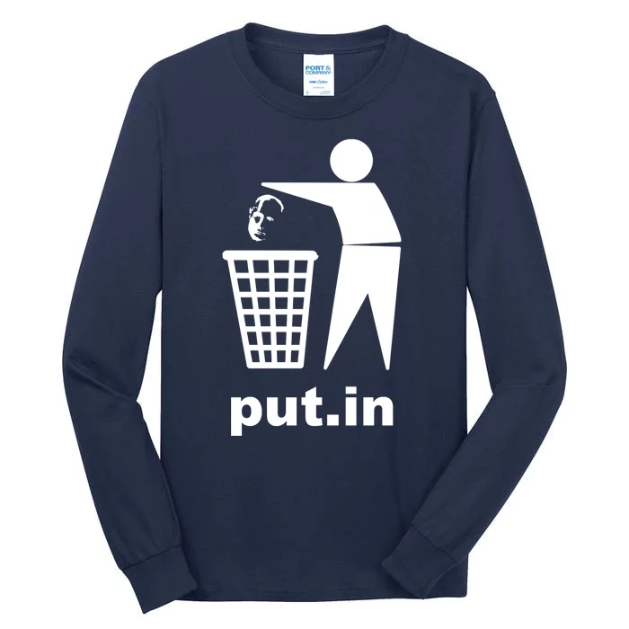 Putin Trash Funny Tall Long Sleeve T-Shirt