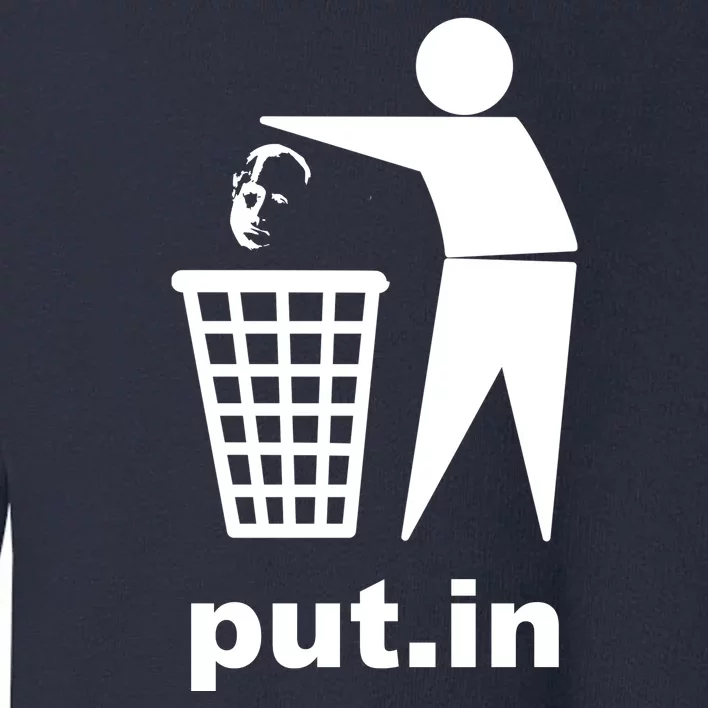 Putin Trash Funny Toddler Sweatshirt