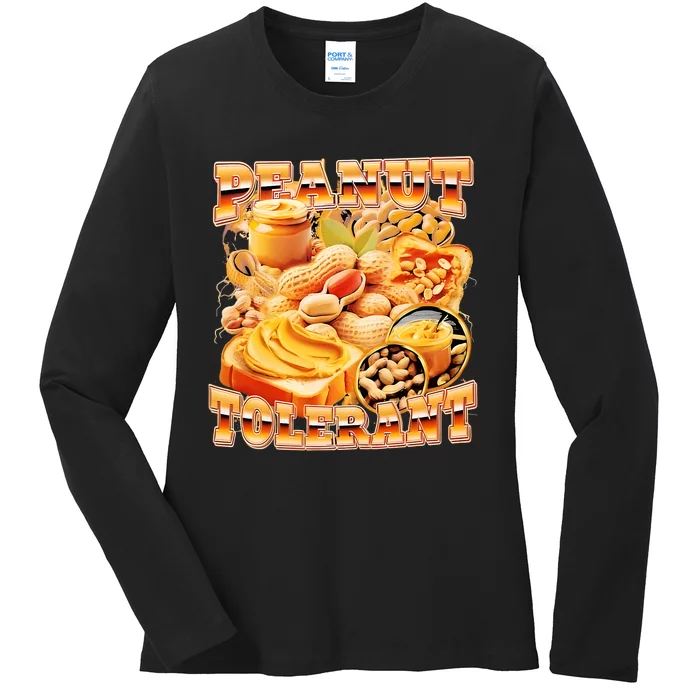 Peanut Tolerant Funny Ladies Long Sleeve Shirt