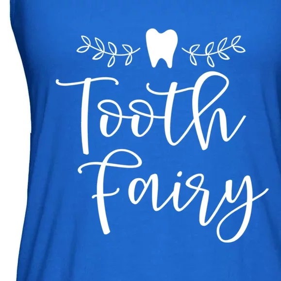 Pretty Tooth Fairy Funny Dental Hygienist Meaningful Gift Ladies Essential Flowy Tank