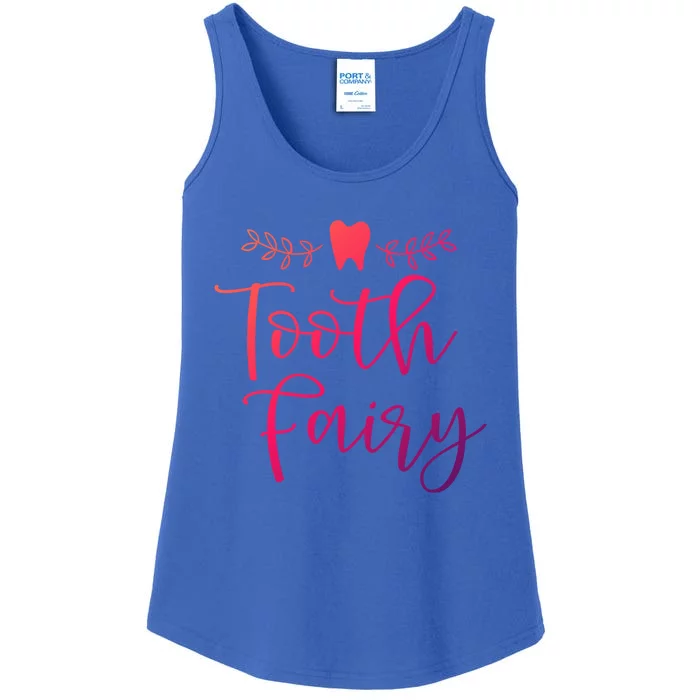 Pretty Tooth Fairy Funny Dental Hygienist Gift Ladies Essential Tank