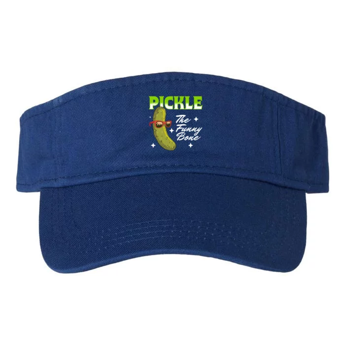 Pickle The Funny Bone Pickles Lover Gift Valucap Bio-Washed Visor