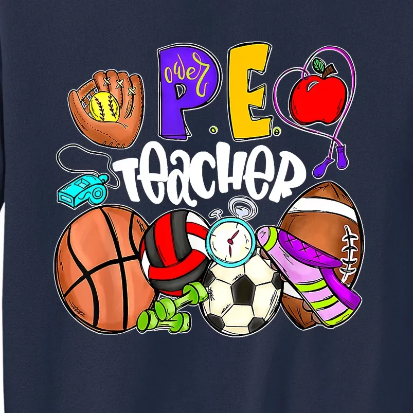 PE Teacher Funny Physical Education Teacher Back To School Sweatshirt