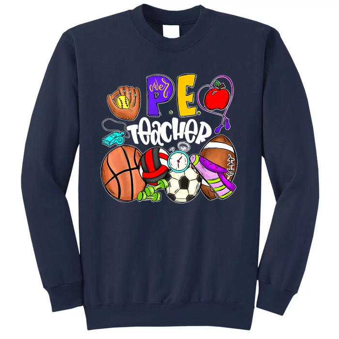 PE Teacher Funny Physical Education Teacher Back To School Sweatshirt