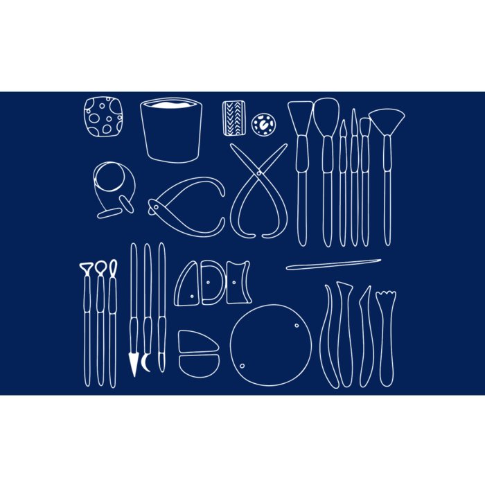 Pottery Tools For Ceramics Artist Gifts Clay Bumper Sticker