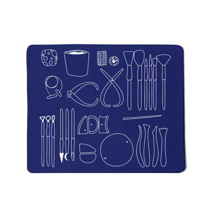 Pottery Tools For Ceramics Artist Gifts Clay Mousepad