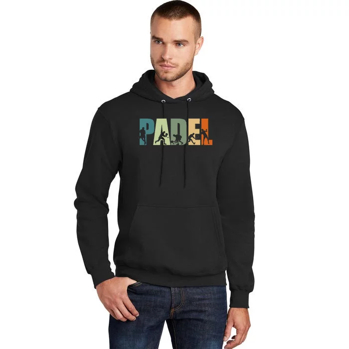 Padel Tennis Funny Padel Players Tall Hoodie