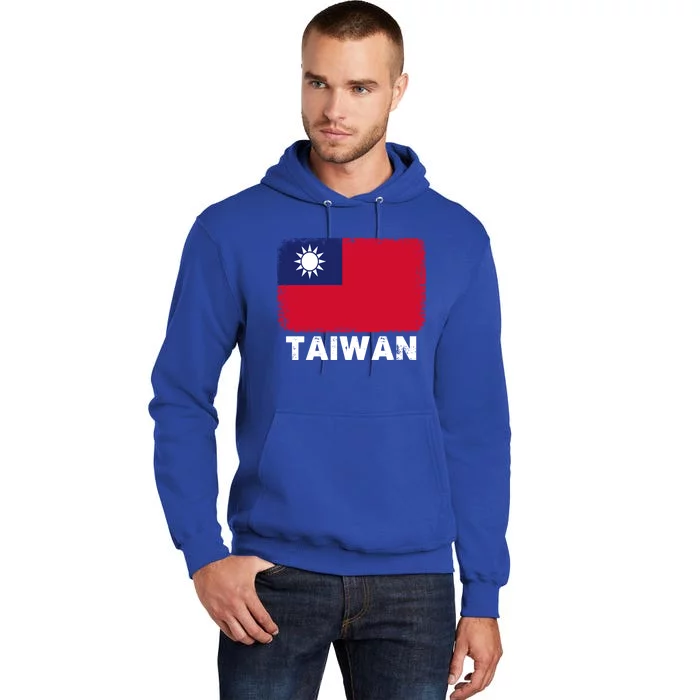 Proud Taiwan Flag Gift Support Taiwanese People Gift Tall Hoodie