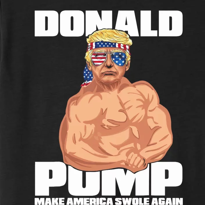 Patriotic Trump Funny July 4th Donald Pump ChromaSoft Performance T-Shirt