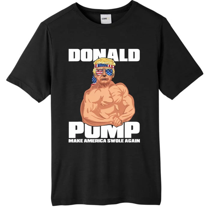 Patriotic Trump Funny July 4th Donald Pump ChromaSoft Performance T-Shirt