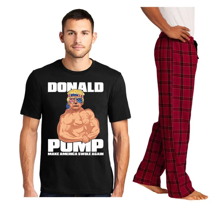 Patriotic Trump Funny July 4th Donald Pump Pajama Set