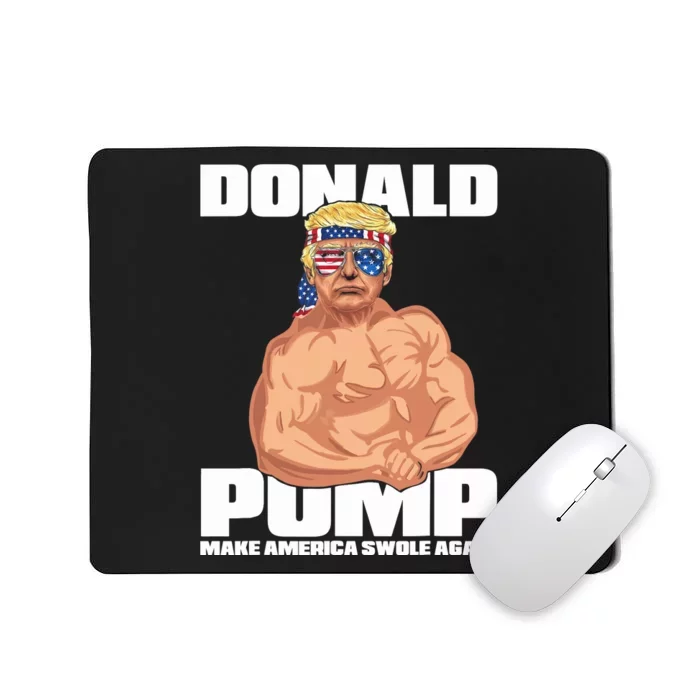 Patriotic Trump Funny July 4th Donald Pump Mousepad