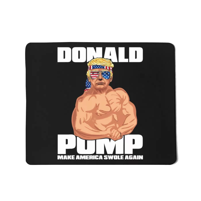 Patriotic Trump Funny July 4th Donald Pump Mousepad