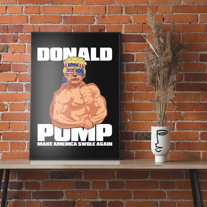 Patriotic Trump Funny July 4th Donald Pump Poster