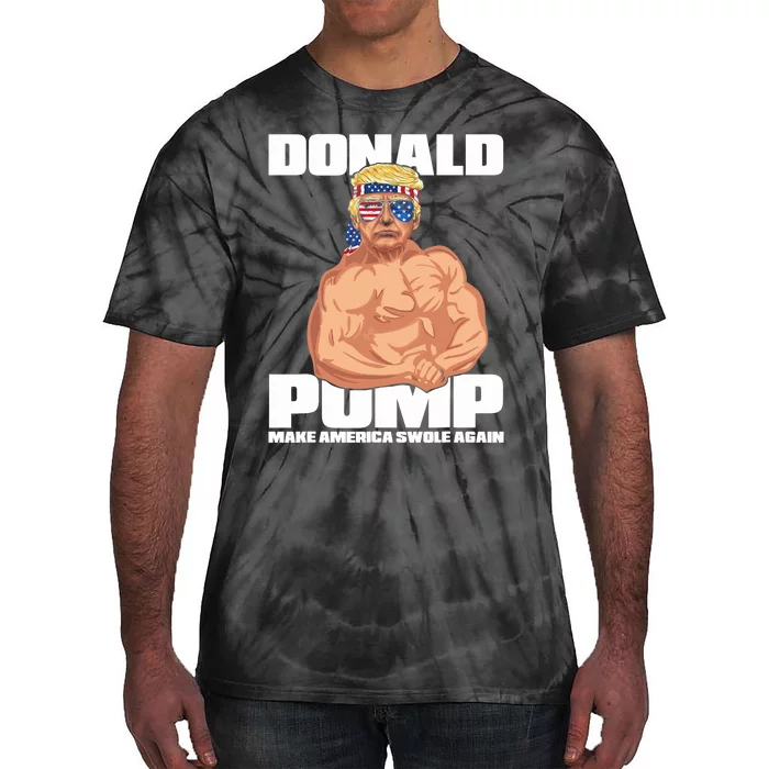 Patriotic Trump Funny July 4th Donald Pump Tie-Dye T-Shirt