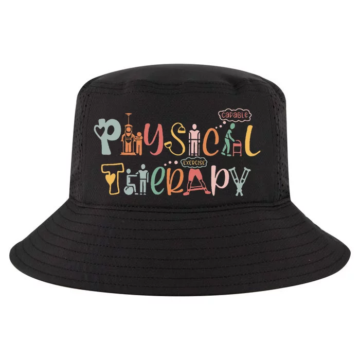 Physical Therapy Funny Physical Therapist PT Month Cool Comfort Performance Bucket Hat