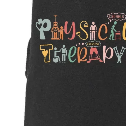 Physical Therapy Funny Physical Therapist PT Month Doggie 3-End Fleece Hoodie