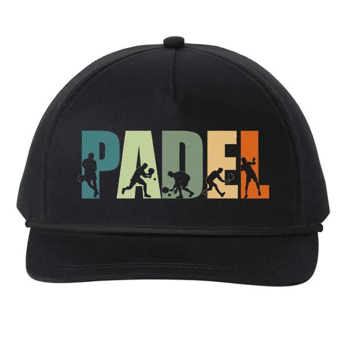 Padel Tennis Funny Padel Players Snapback Five-Panel Rope Hat