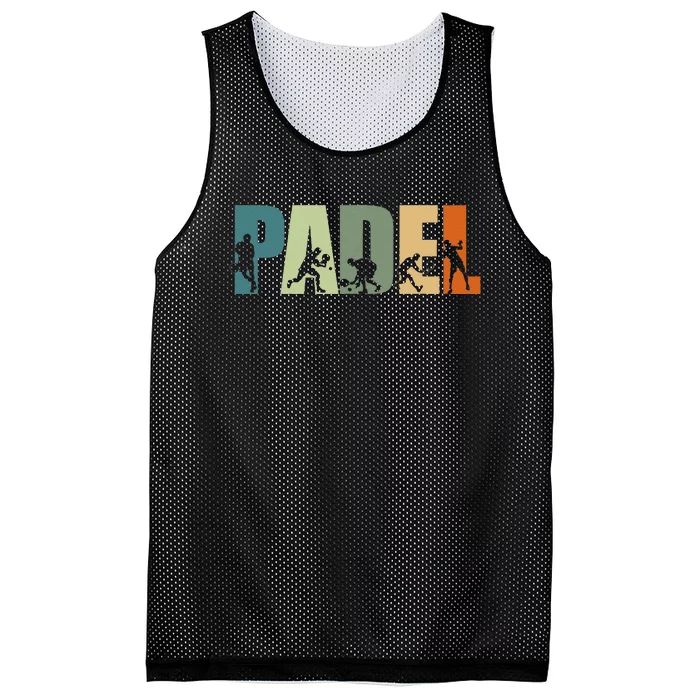 Padel Tennis Funny Padel Players Mesh Reversible Basketball Jersey Tank