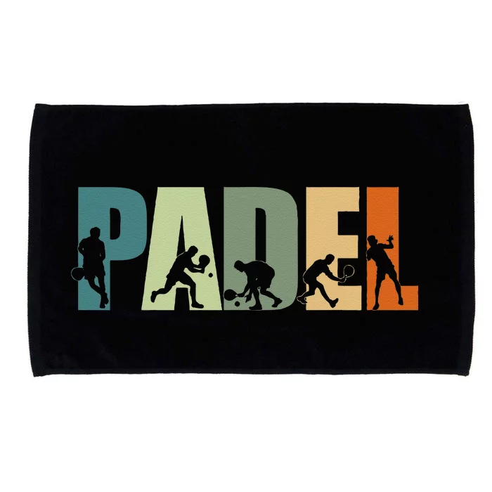 Padel Tennis Funny Padel Players Microfiber Hand Towel