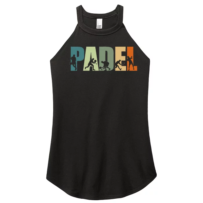 Padel Tennis Funny Padel Players Women’s Perfect Tri Rocker Tank