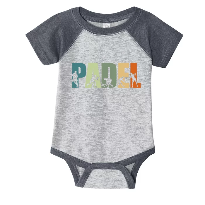 Padel Tennis Funny Padel Players Infant Baby Jersey Bodysuit