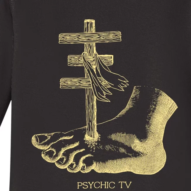 Psychic Tv Fan Art Baby Long Sleeve Bodysuit