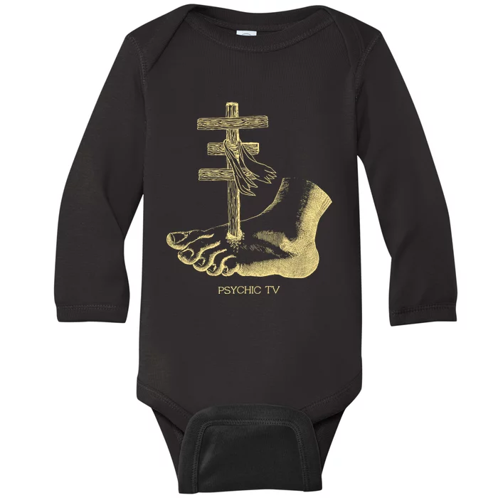 Psychic Tv Fan Art Baby Long Sleeve Bodysuit