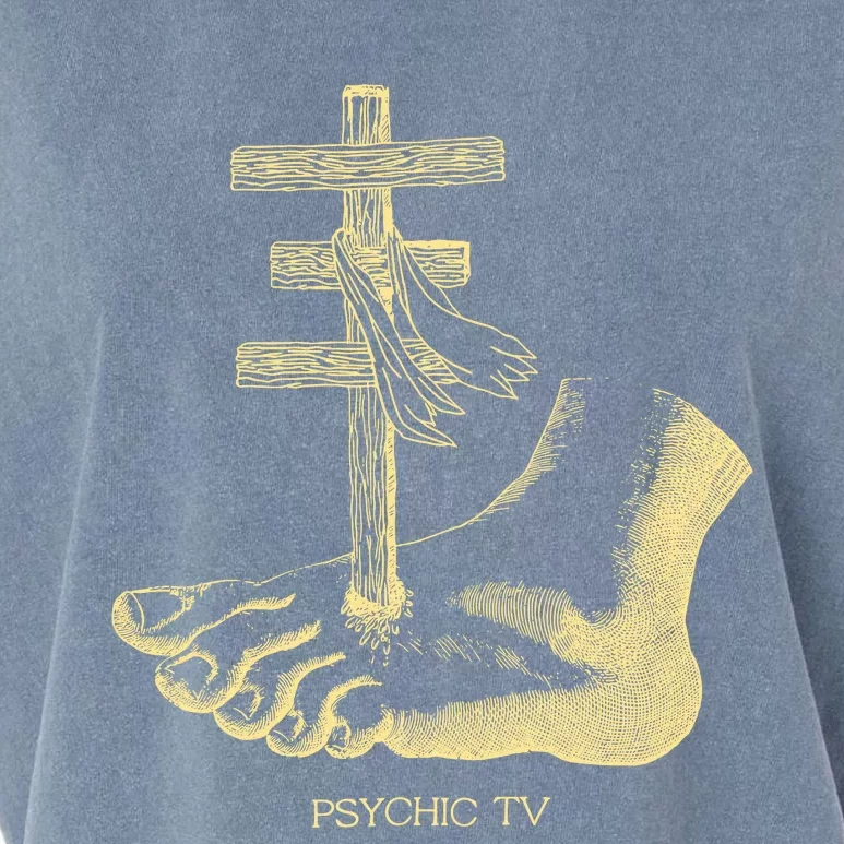 Psychic Tv Fan Art Garment-Dyed Women's Muscle Tee