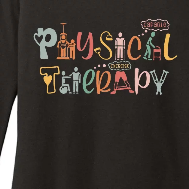 Physical Therapy Funny Physical Therapist Pt Month Womens CVC Long Sleeve Shirt