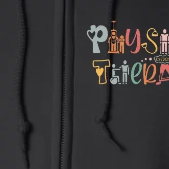 Physical Therapy Funny Physical Therapist Pt Month Full Zip Hoodie