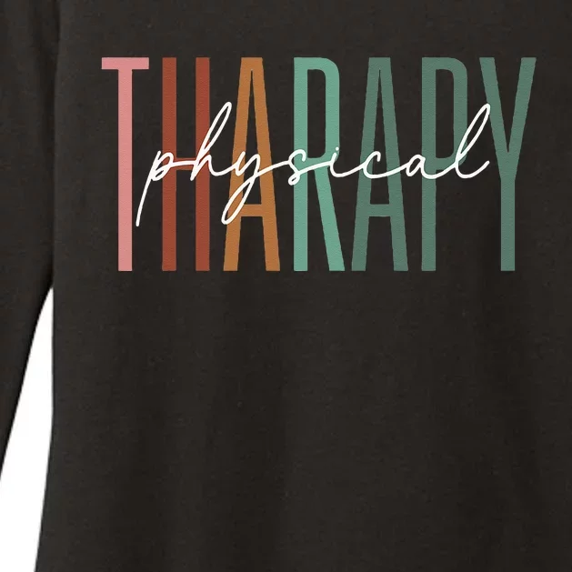 Physical Therapy Funny Physical Therapist PT Month Womens CVC Long Sleeve Shirt