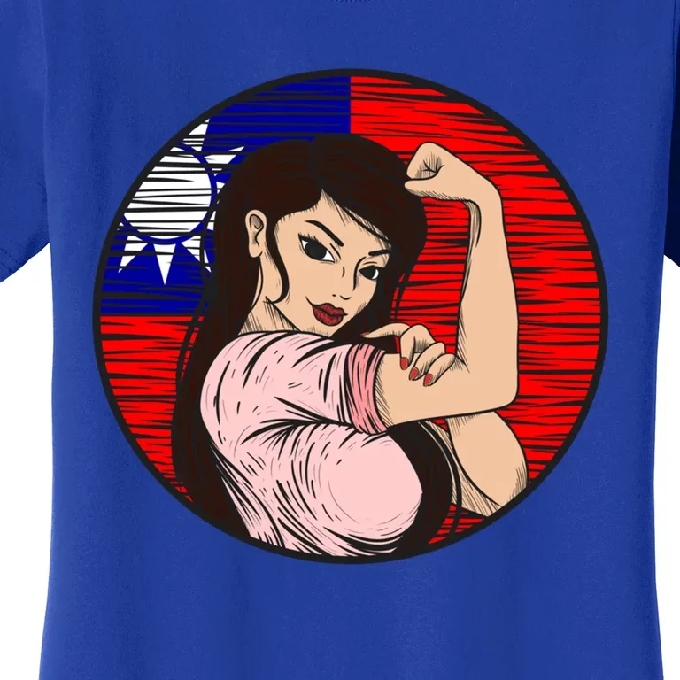 Patriotic Taiwanese Flag Taiwan Proud Taiwanese Gift Women's T-Shirt