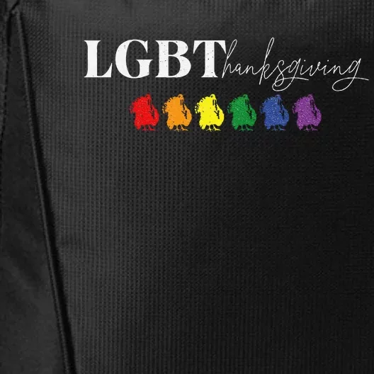 Pride Turkey Feast LGBT Thanksgiving Friendsgiving Fun City Backpack