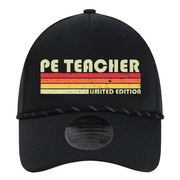 PE TEACHER Funny Job Title Profession Birthday Worker Idea Performance The Dyno Cap