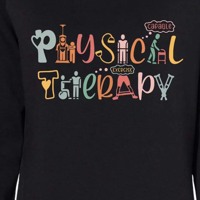 Physical Therapy Funny Physical Therapist PT Month Womens California Wash Sweatshirt