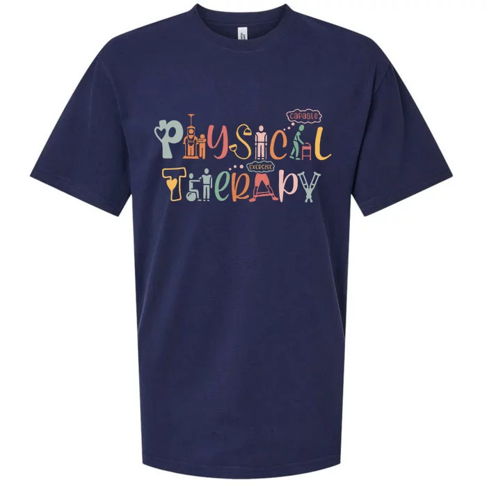 Physical Therapy Funny Physical Therapist PT Month Sueded Cloud Jersey T-Shirt