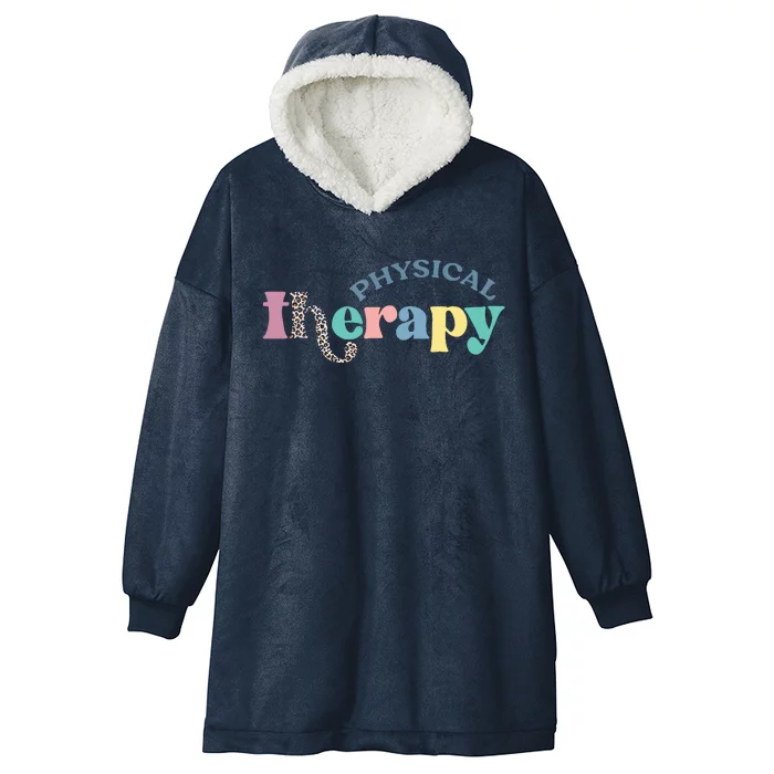 Physical Therapy Funny Physical Therapist Pt Therapist Month Hooded Wearable Blanket