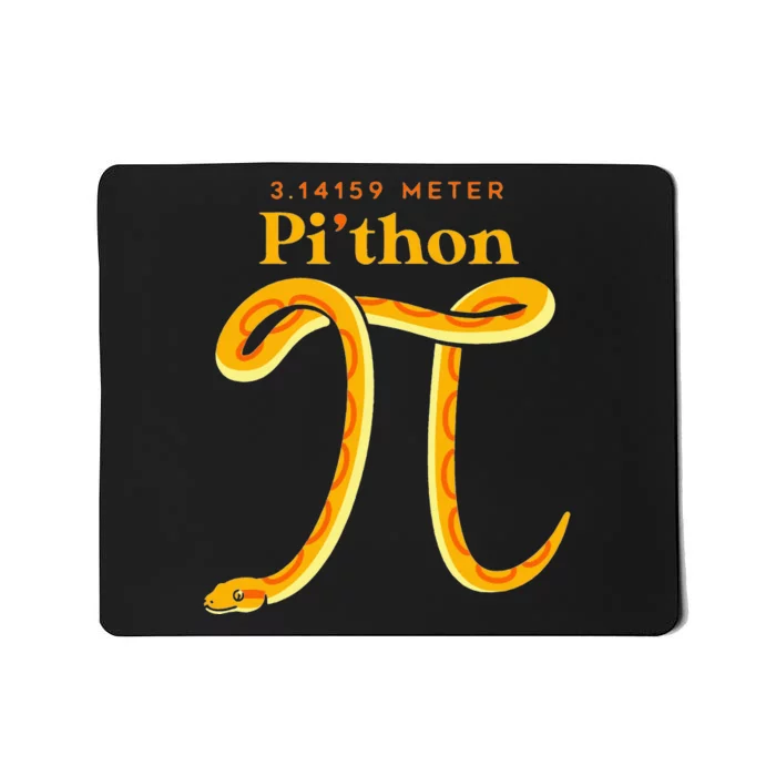 Pi Thon Funny Pi Day Ball Python Snake For Teacher Mousepad