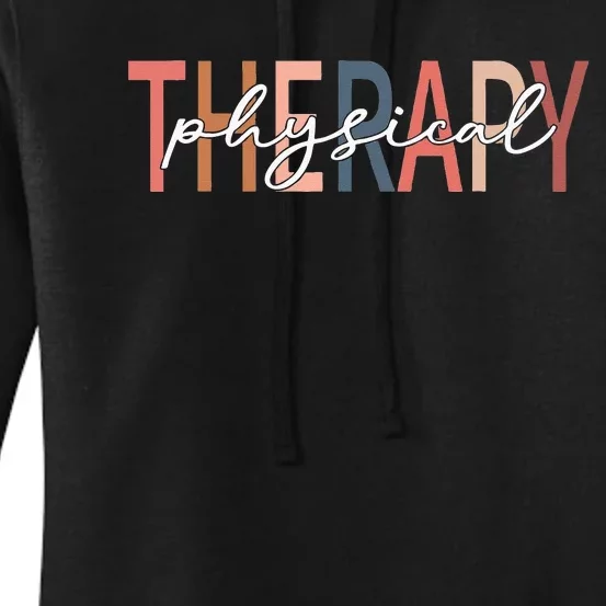 Physical Therapy Funny Physical Therapist pt therapist month Women's Pullover Hoodie