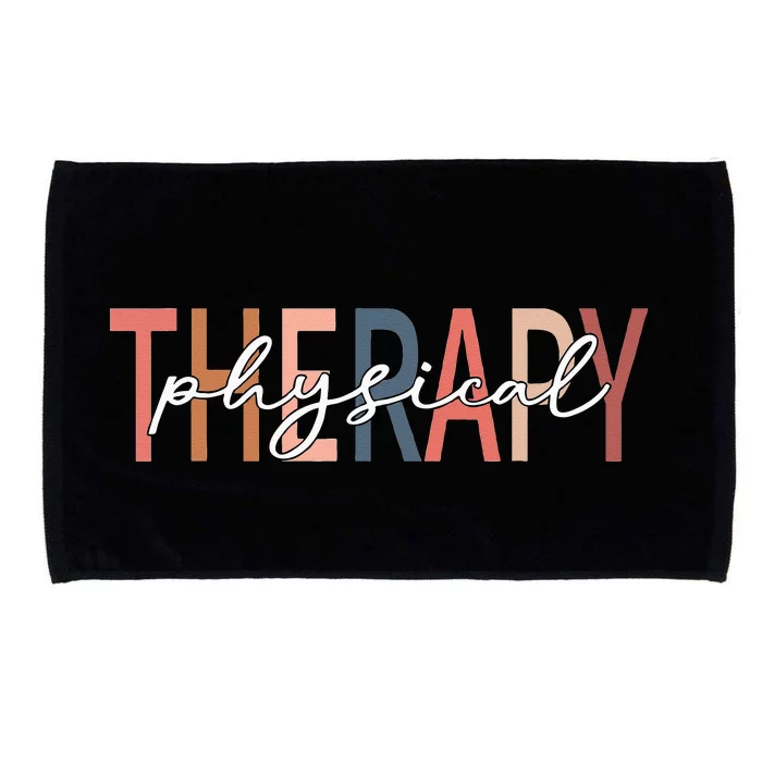 Physical Therapy Funny Physical Therapist pt therapist month Microfiber Hand Towel