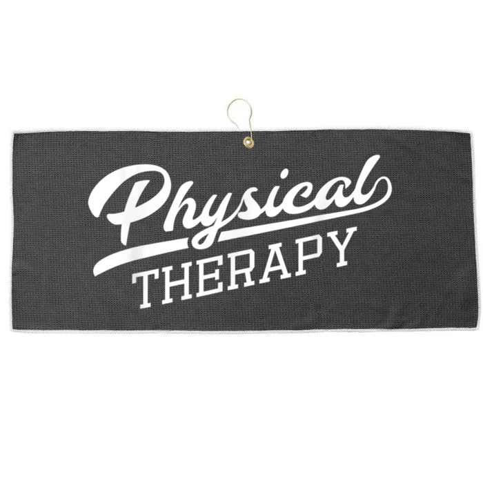 Physical Therapy For Physical Therapist Large Microfiber Waffle Golf Towel