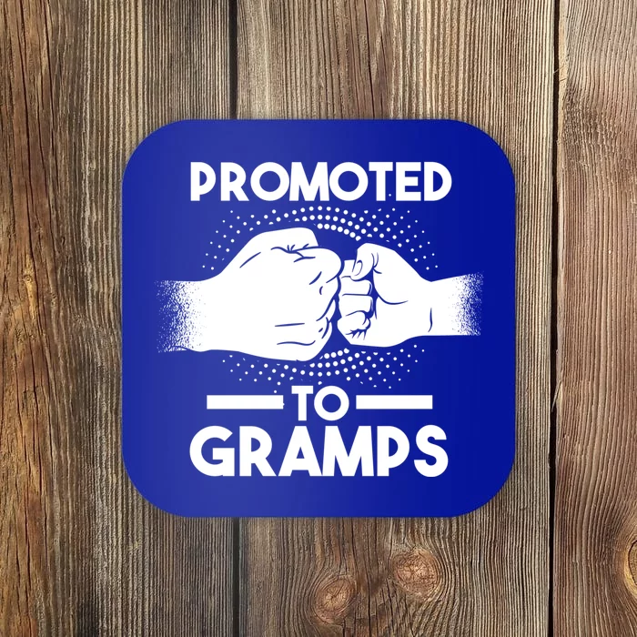 Promoted To Gramps Grandpa Cool Gift Coaster