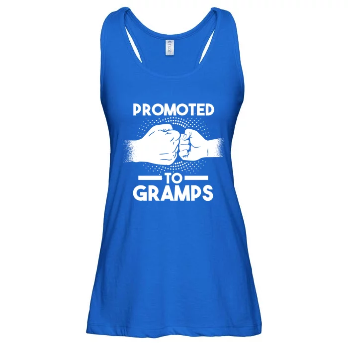 Promoted To Gramps Grandpa Cool Gift Ladies Essential Flowy Tank