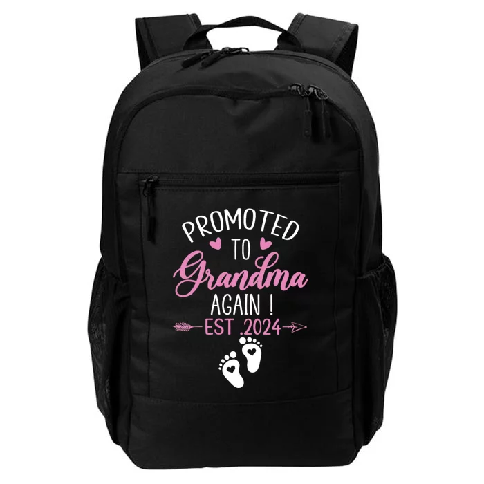 Promoted To Grandma 2024 Again Grandma Pregnancy Est 2024 Daily Commute Backpack