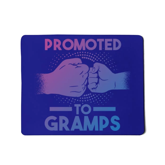 Promoted To Gramps Grandpa Cool Gift Mousepad