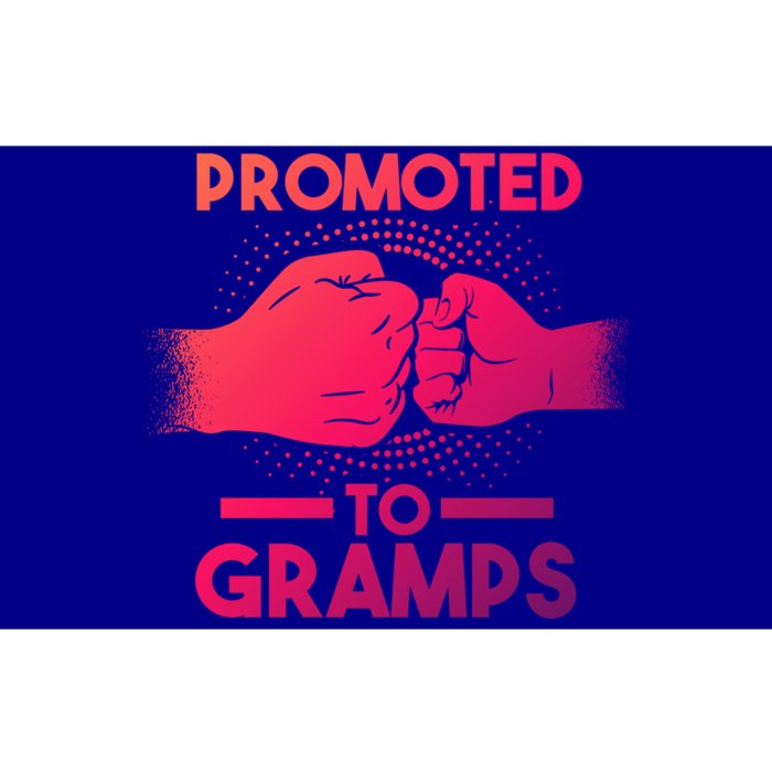 Promoted To Gramps Grandpa Cool Gift Bumper Sticker