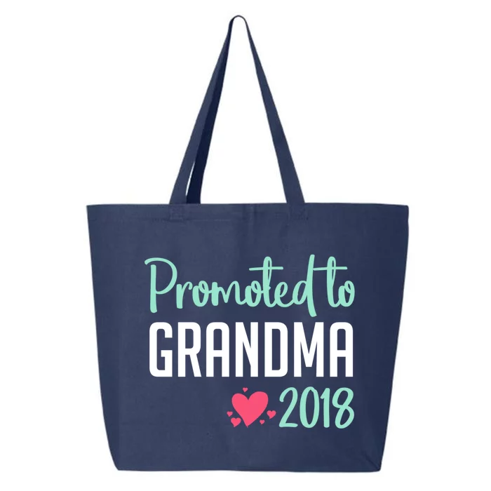 Promoted To Grandma 2018 Gift Grandmother Sweater 25L Jumbo Tote