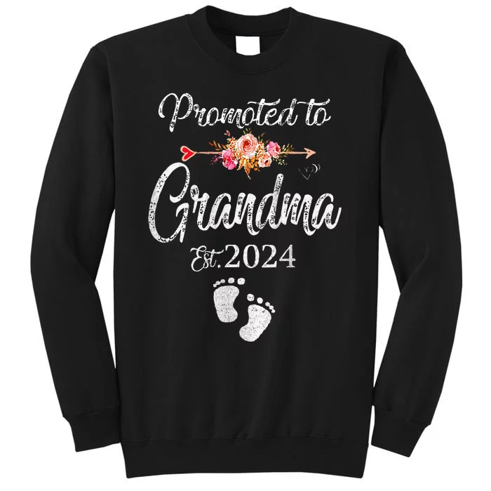 Promoted To Grandpa 24 Again For New Baby Grandfather Tall Sweatshirt